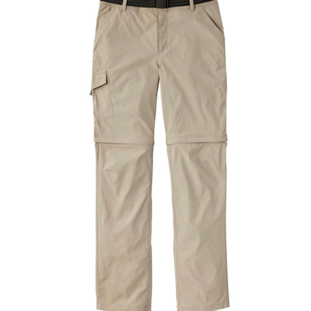LL Bean sand zip off pants convertible pant to shorts Medium Petite